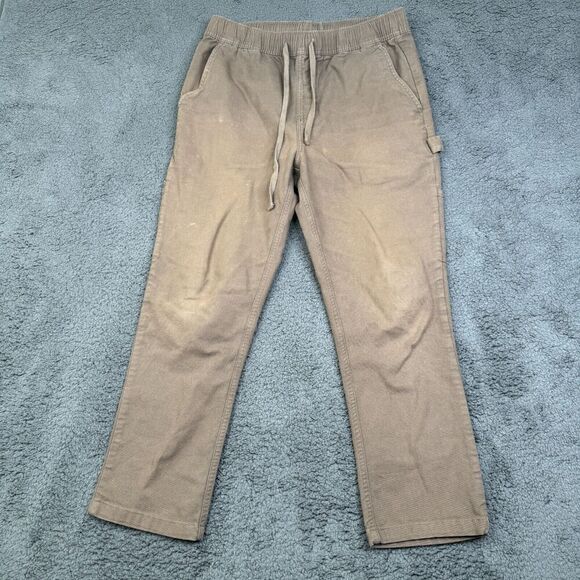 Katin Pants Mens Medium Elastic Waist Carpenter Workwear Grunge Straight Skate - Picture 1 of 15